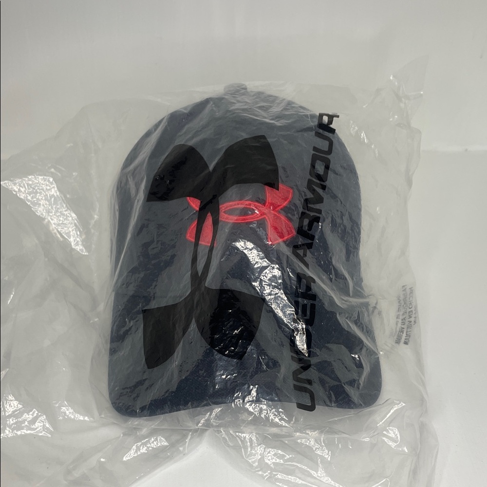 Under Armour Black Cap with Red Logo